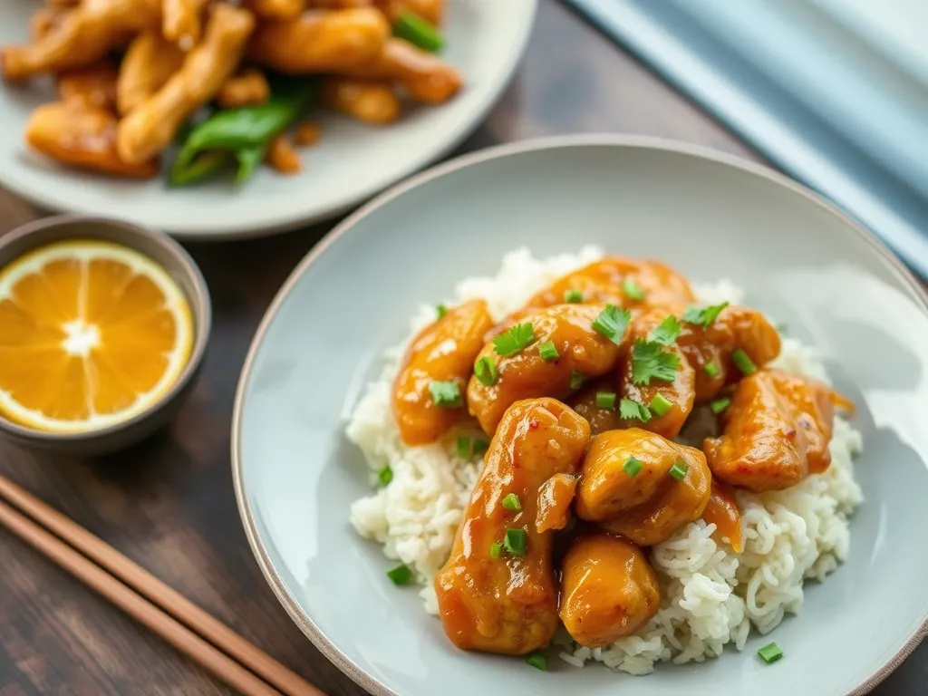 3-Ingredient Orange Chicken