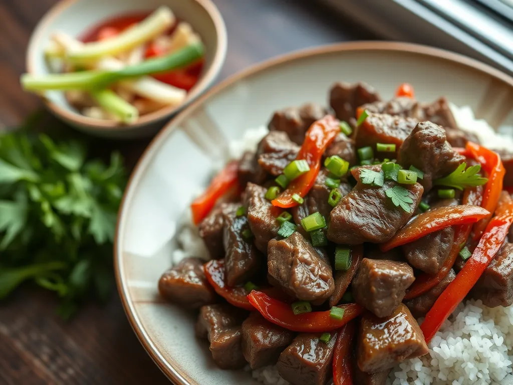 5-Ingredient Beef and Pepper Stir Fry