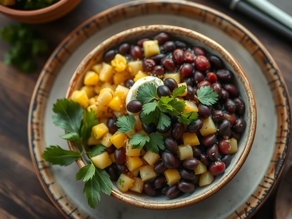 5-Ingredient Buttered Corn and Black Bean Bowl