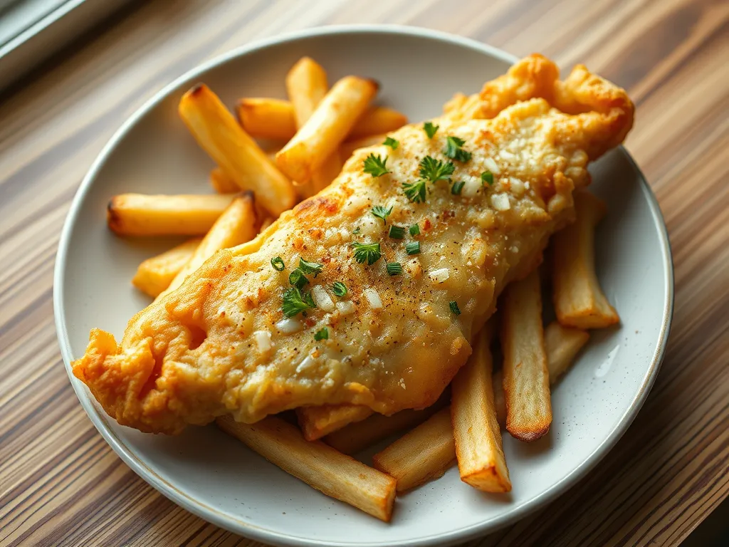 5-Ingredient Oven-Baked Fish and Chips