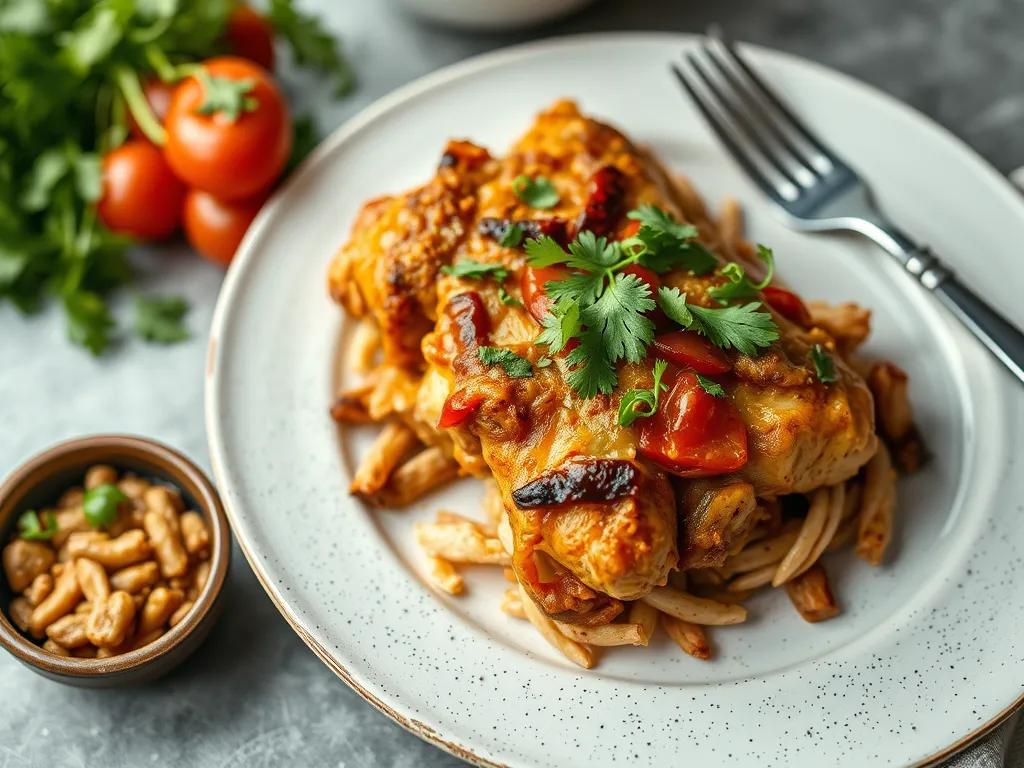 Baked Chicken Fajita Casserole