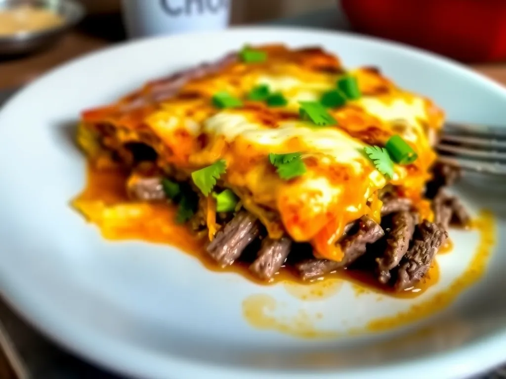Beef Enchilada Casserole