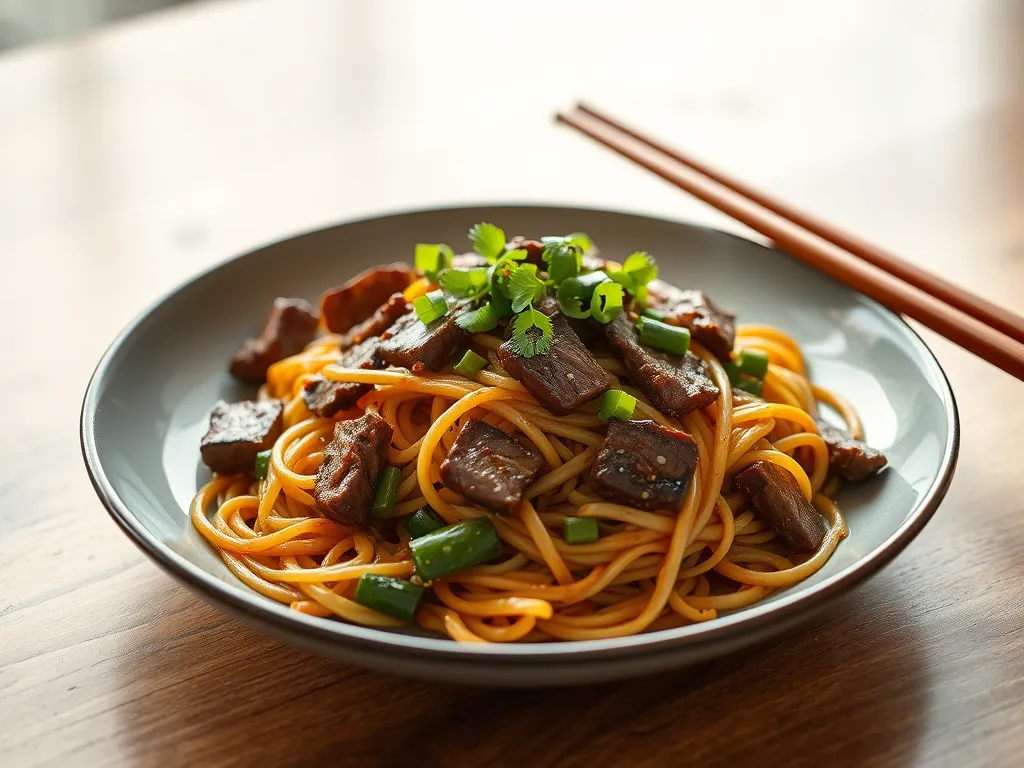 Weeknight Beef and Noodle Stir-Fry