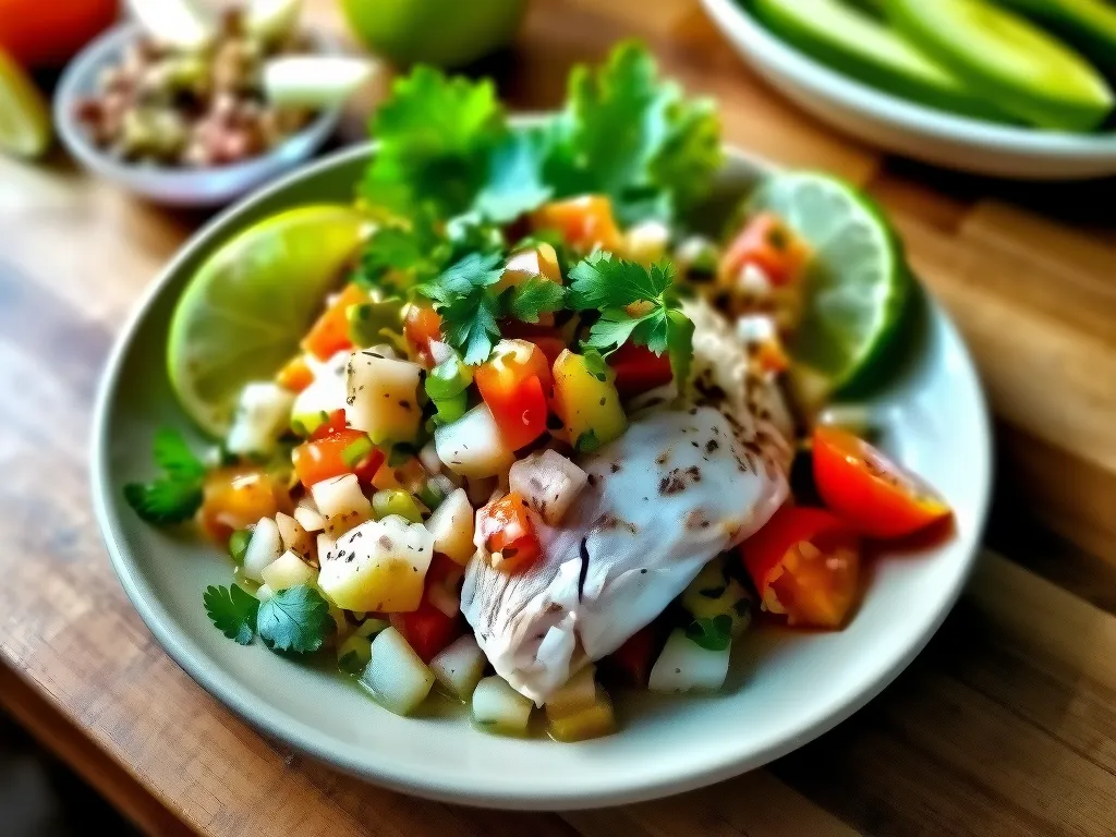 Ceviche-Style Tilapia Tacos