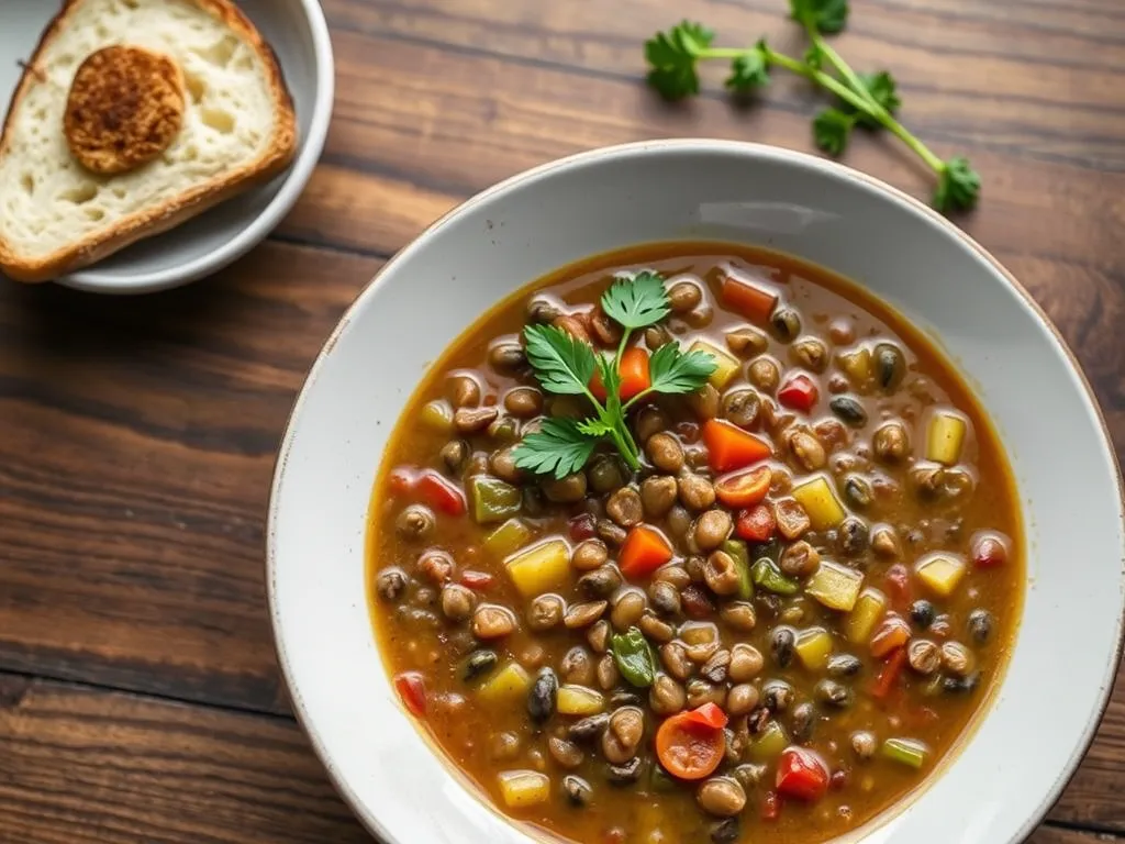 Budget Lentil and Vegetable Soup