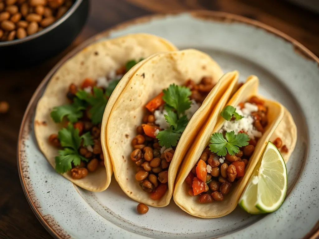 Cheap Lentil Tacos