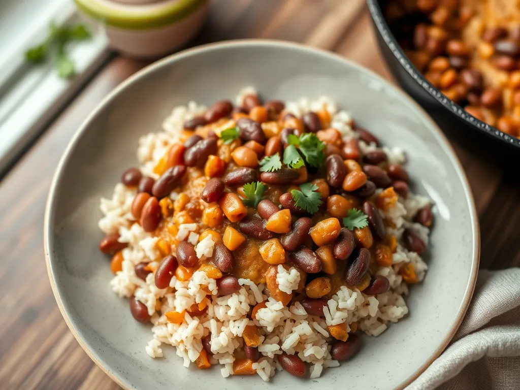 Cheap Pinto Bean and Rice Skillet