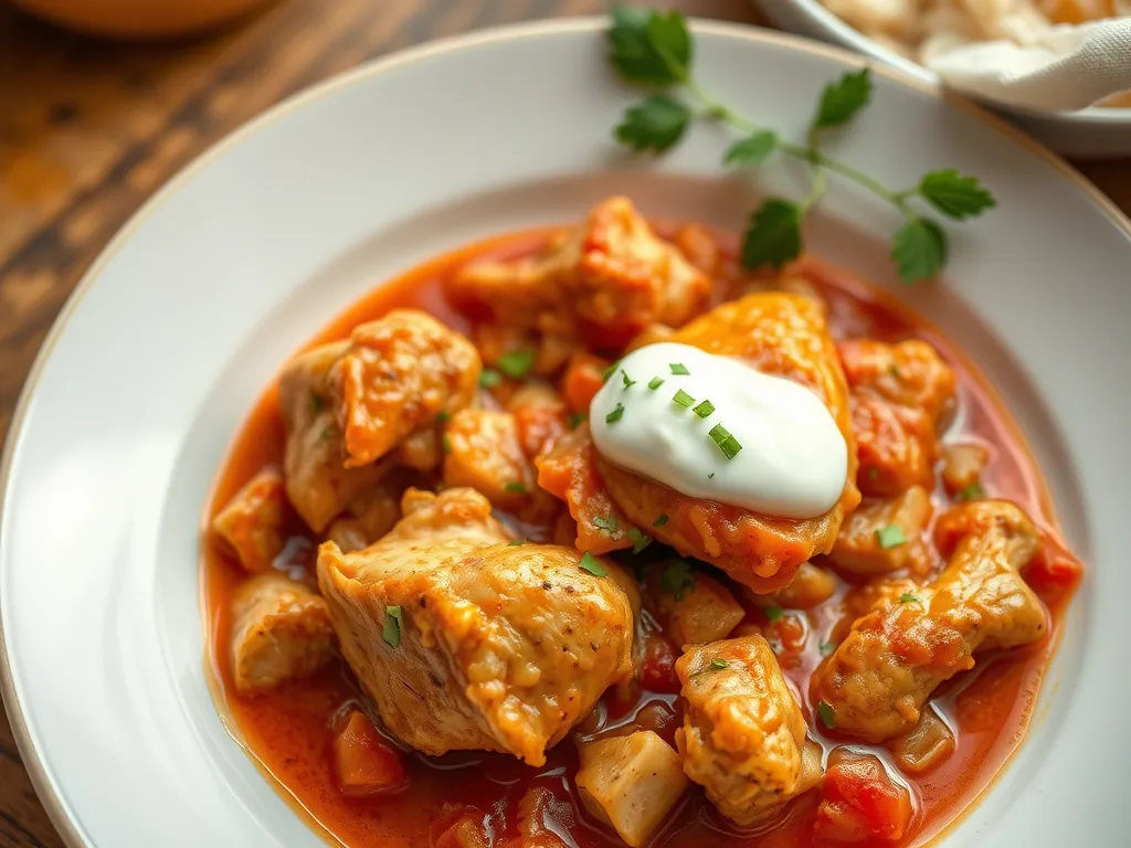 Chicken Paprikash