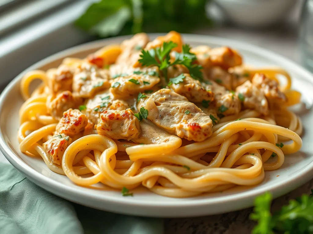 Creamy Cajun Chicken Pasta