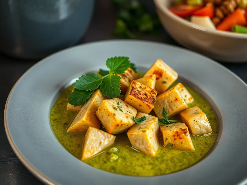 Creamy Green Curry Tofu