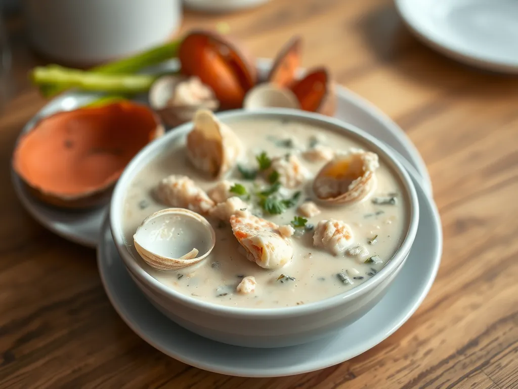 Creamy Lobster & Clam Chowder