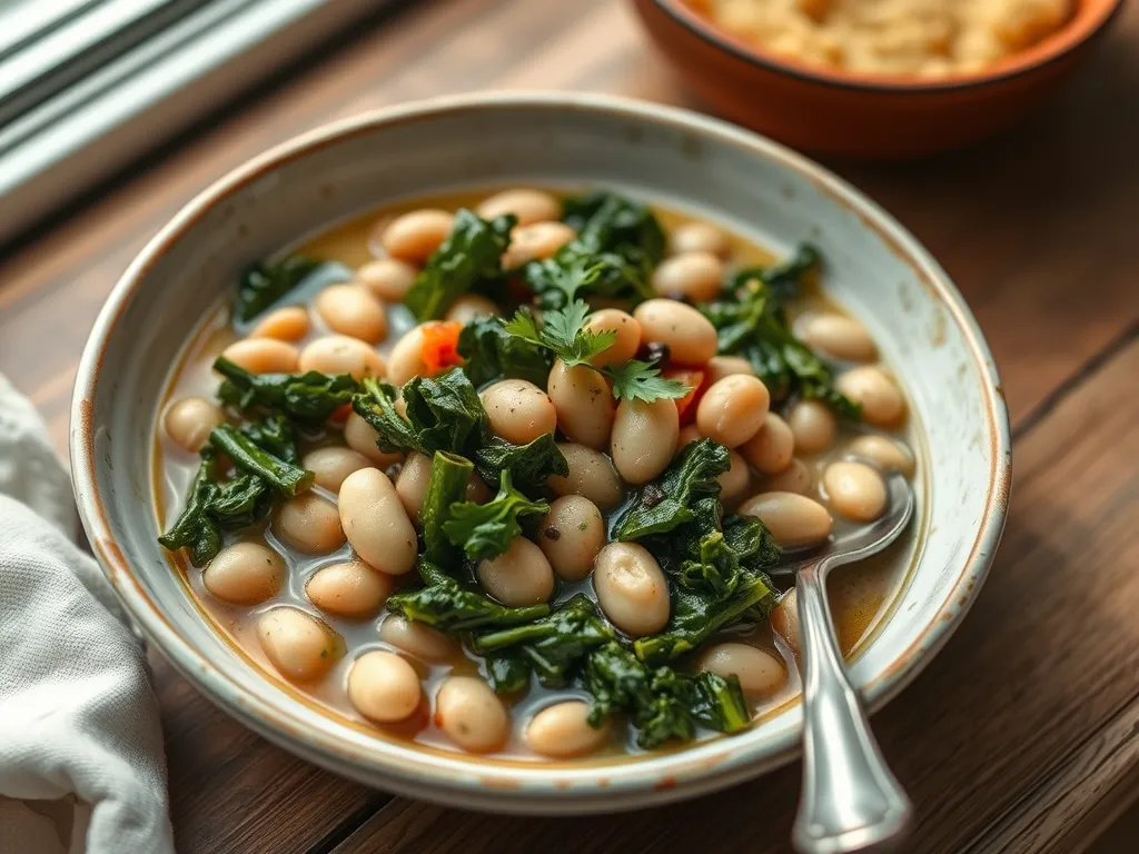 Creamy White Bean and Kale Stew