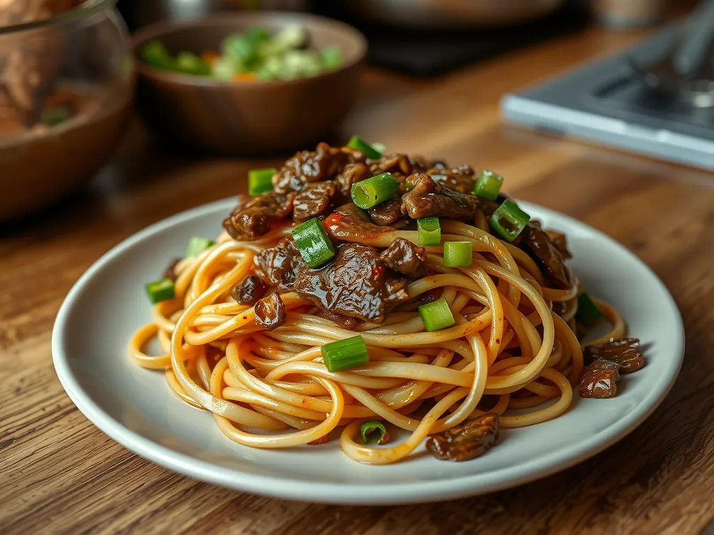 Easy Beef Lo Mein