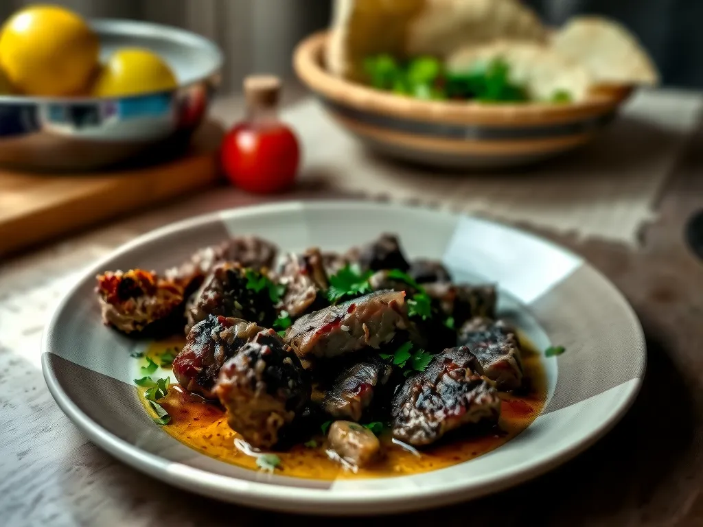 Easy Lamb Musakhan Flatbread