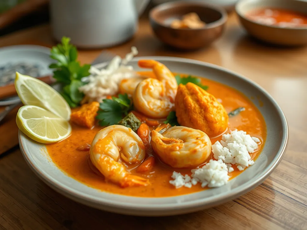 Easy Seafood Red Curry