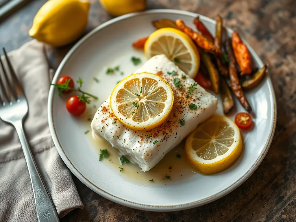 Broiled Lemon Cod