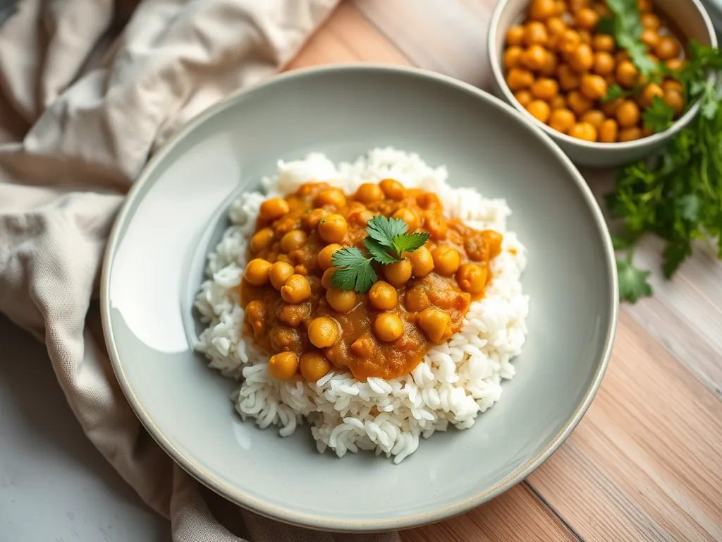 6-Ingredient Budget Chickpea Curry