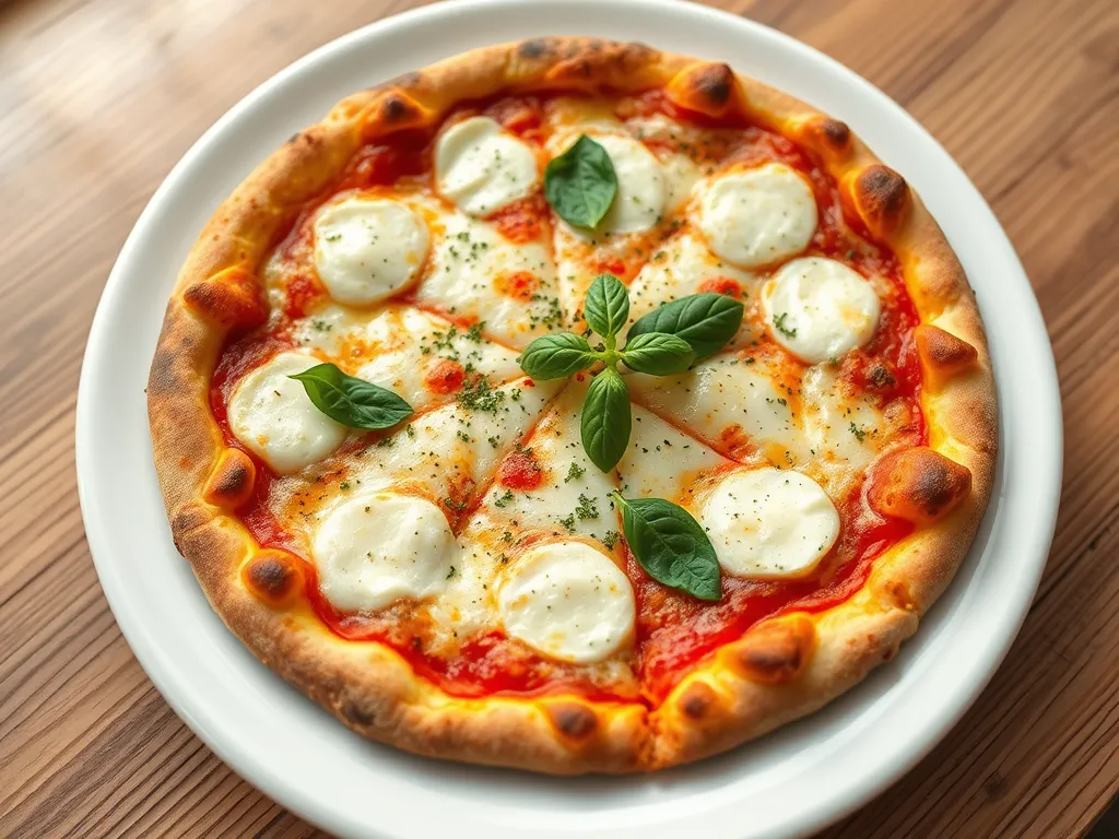White Pizza Naan with Mozzarella