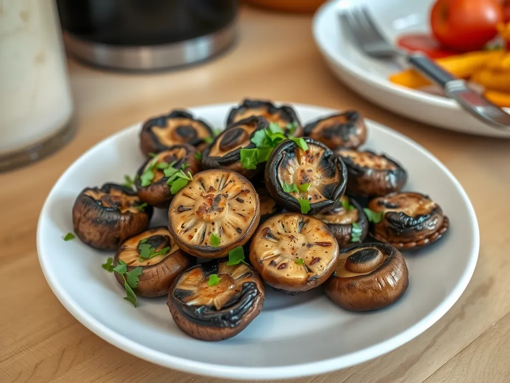 Garlic Butter Oyster Mushrooms