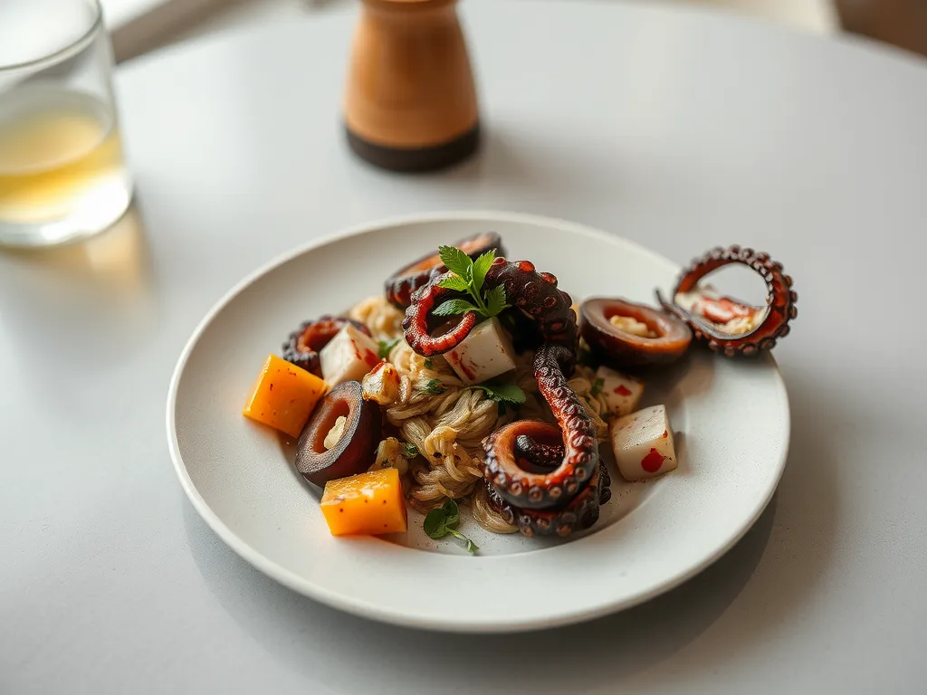 Garlic Butter Roasted Octopus
