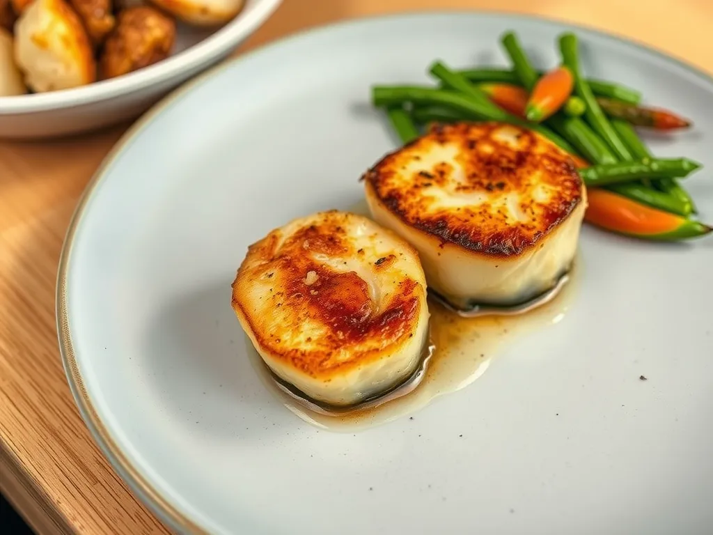 Garlic Butter Seared Scallops