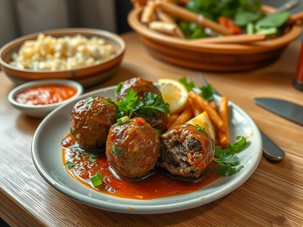 Garlic Lemon Beef Kofta