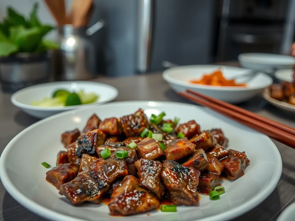 Garlic Soy Short Rib Bulgogi