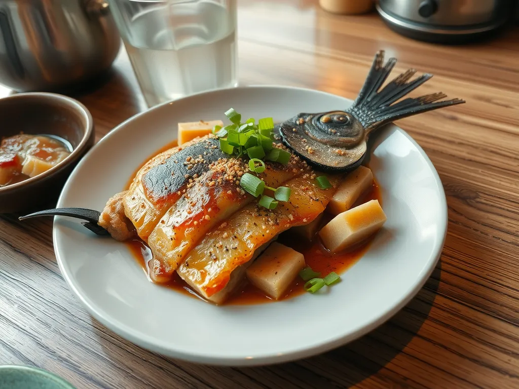 Mackerel Galbi Jjim (Seafood Version)