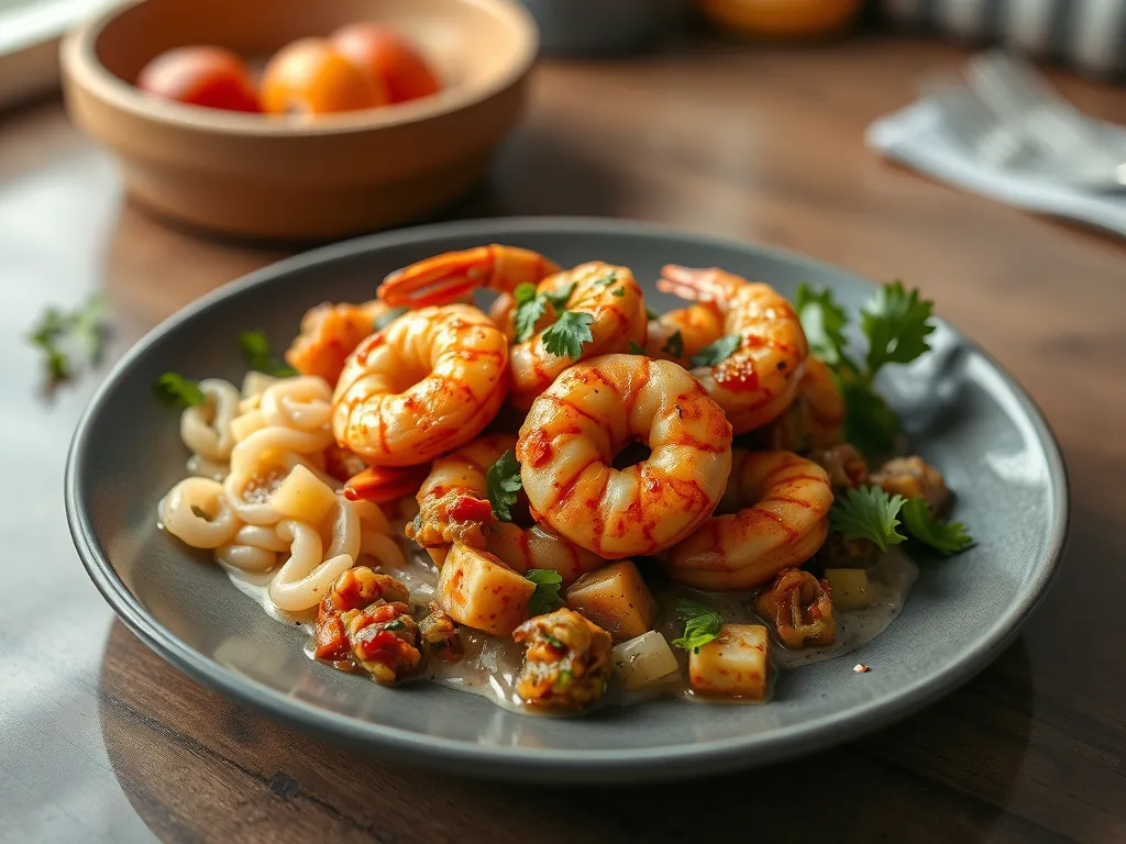 North African Shrimp Tagine