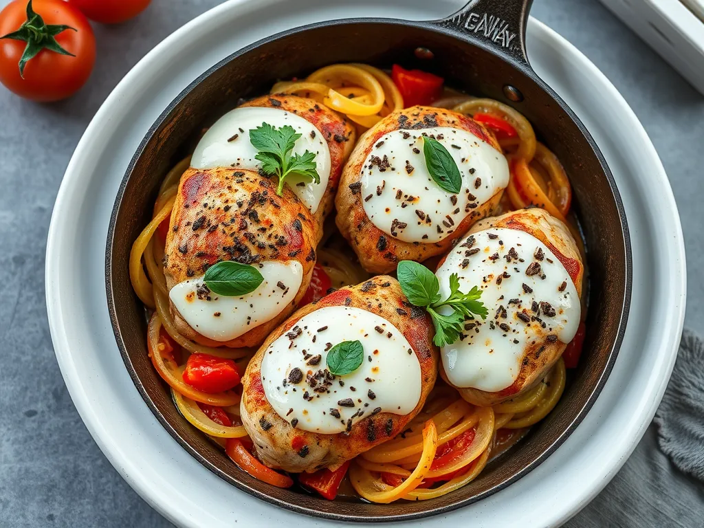 One-Pan Caprese Chicken Skillet