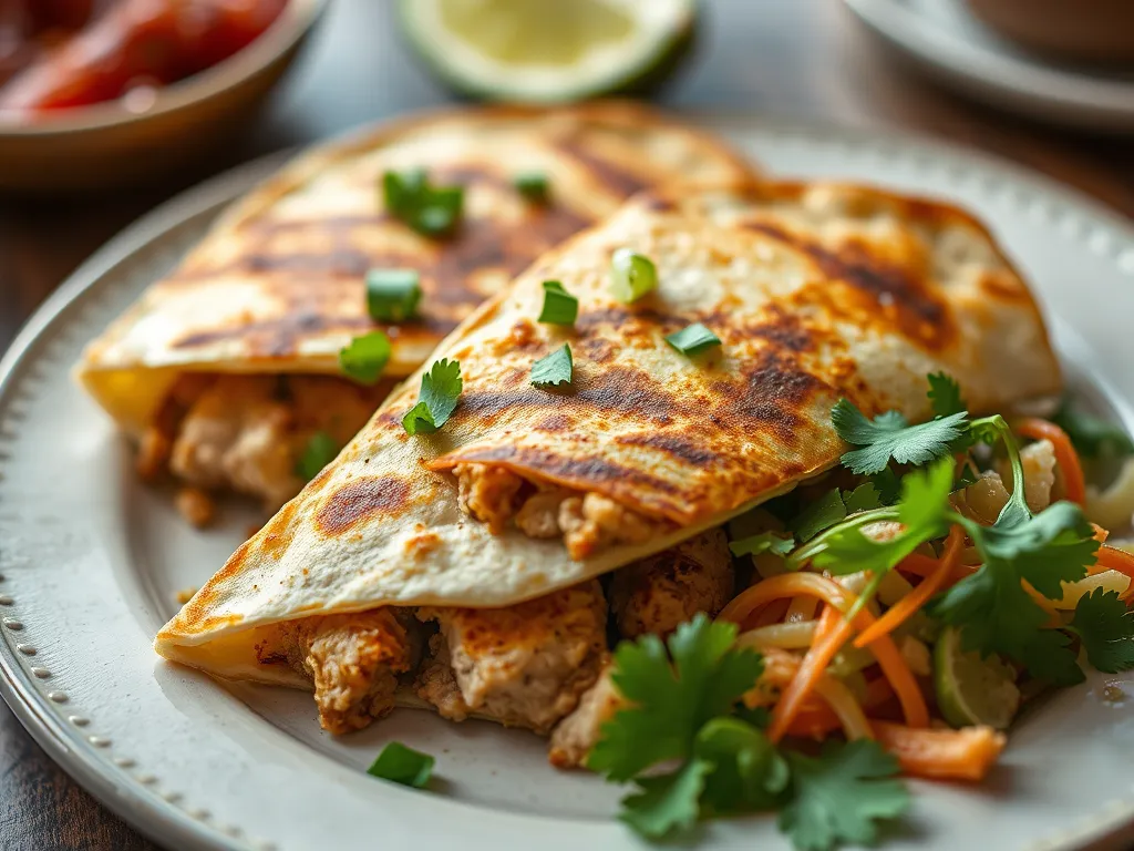 One-Pan Chicken Quesadilla