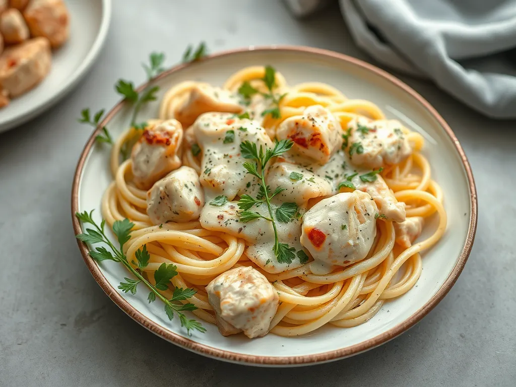 One-Pan Creamy Chicken Alfredo