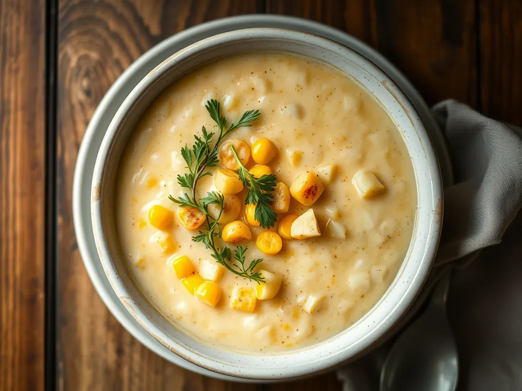 One-Pan Creamy Potato and Corn Chowder