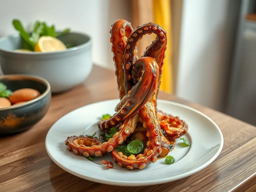 One-Pan Garlic Butter Roasted Octopus