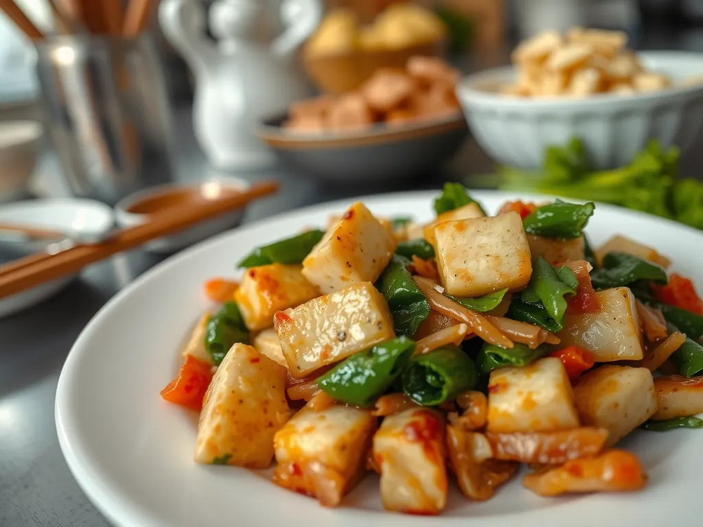 One-Pan Ginger Garlic Tofu Stir-Fry