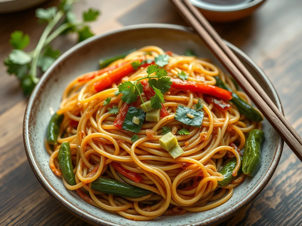 One-Pan Vegetable Lo Mein