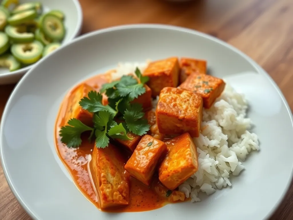 One-Pot Coconut Red Curry with Tofu