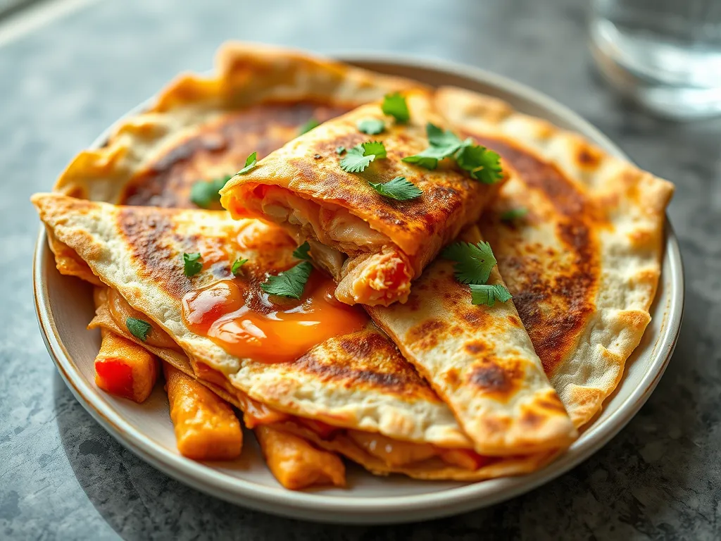 Buffalo Chicken Quesadilla