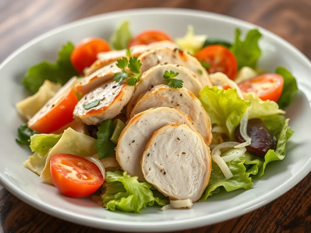 Quick Chicken Caesar Wrap