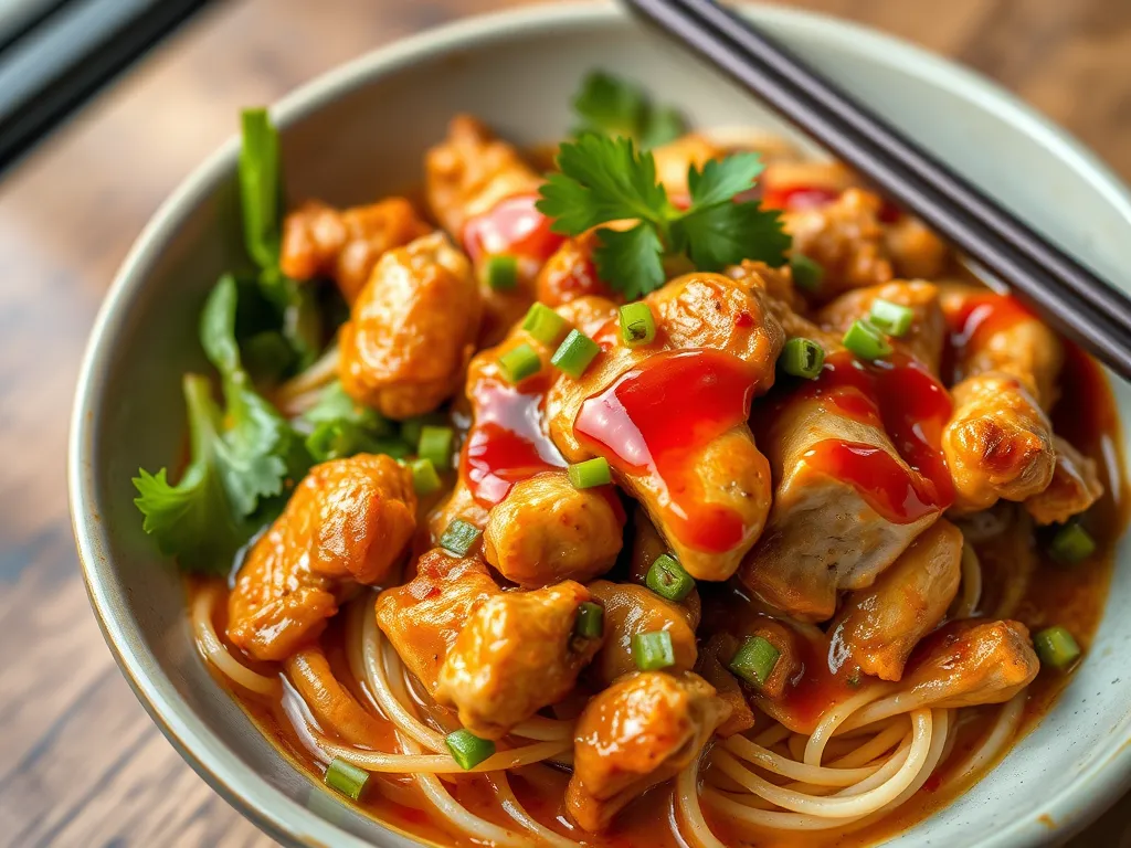 Quick Gochujang Chicken Rice Bowl