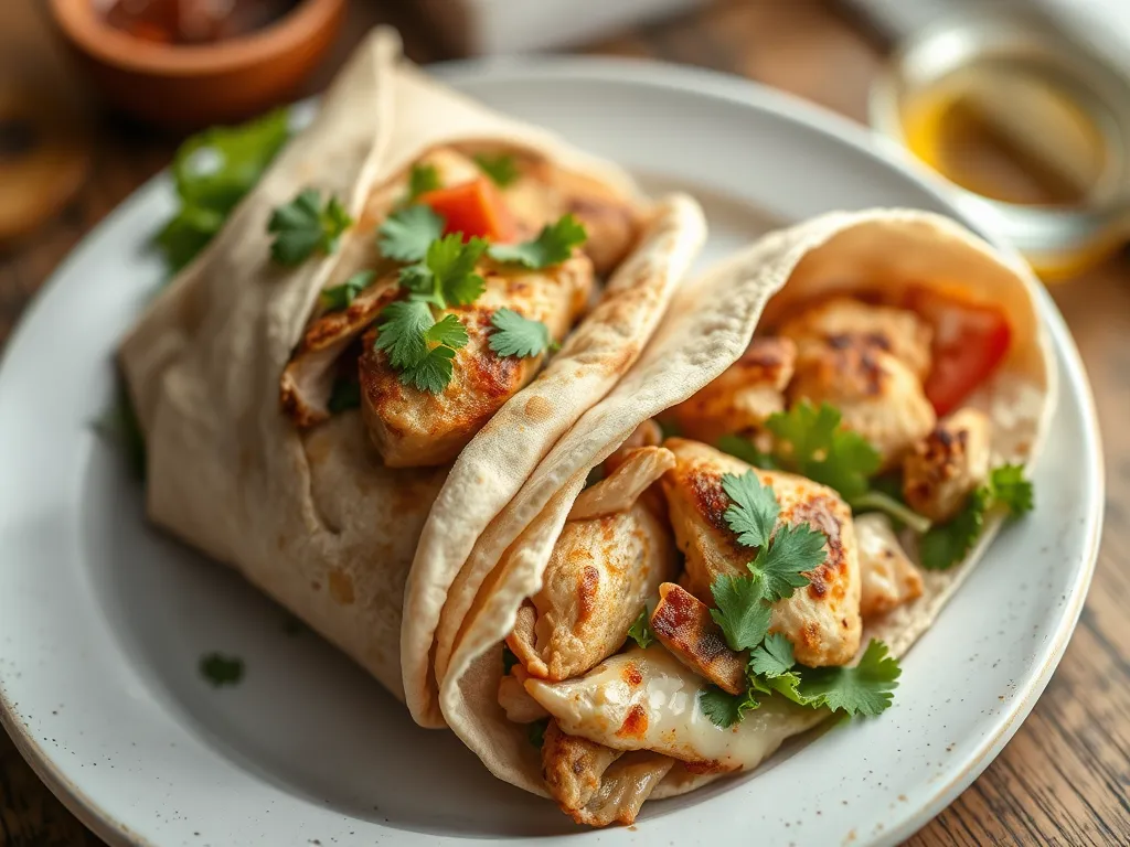 Quick Greek Chicken Pita
