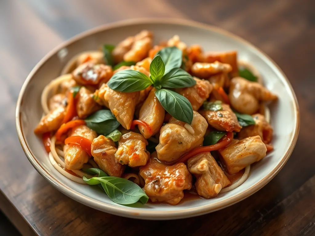 One-Pan Thai Basil Chicken