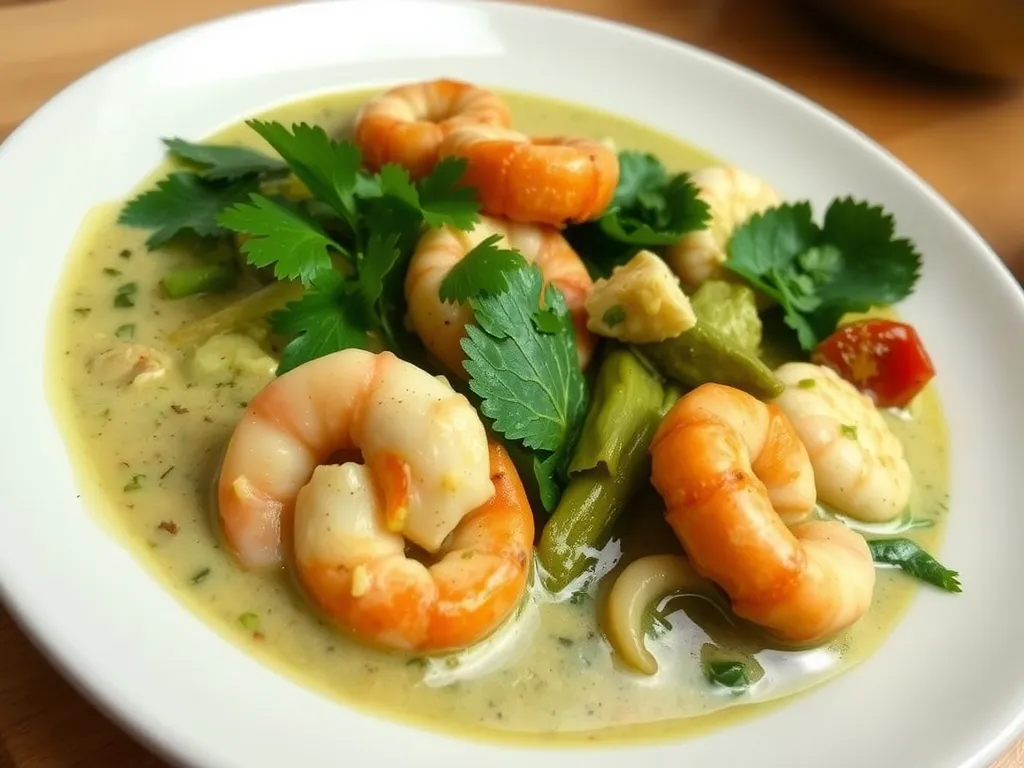 20-Minute Seafood Green Curry