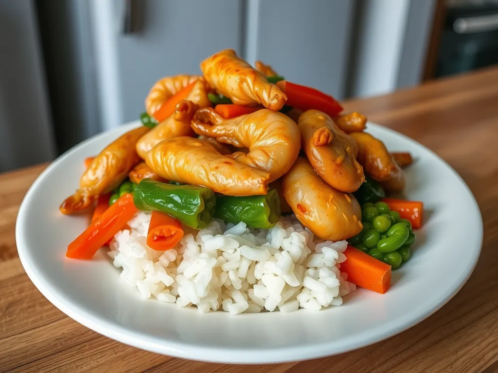 Quick Seafood Kung Pao