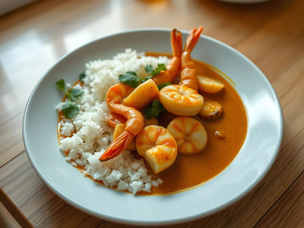 Quick Seafood Massaman Curry