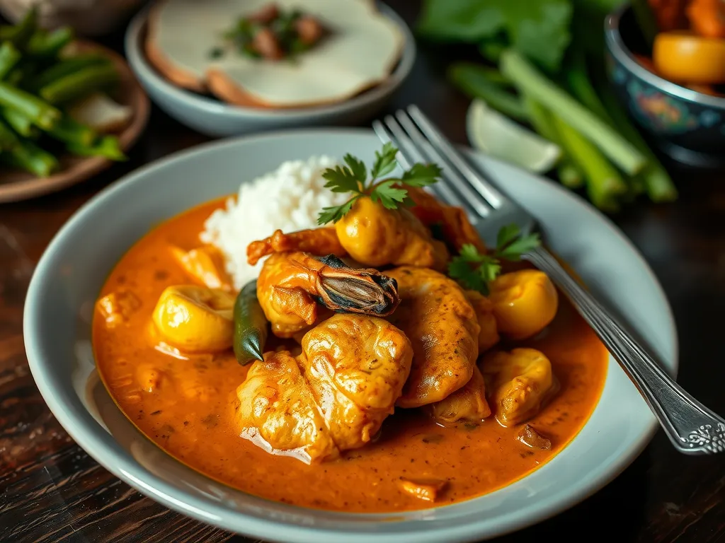 Quick Seafood Panang Curry