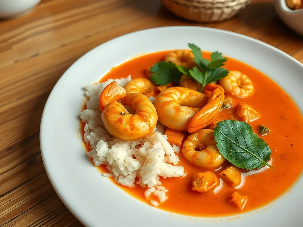 Quick Seafood Red Curry