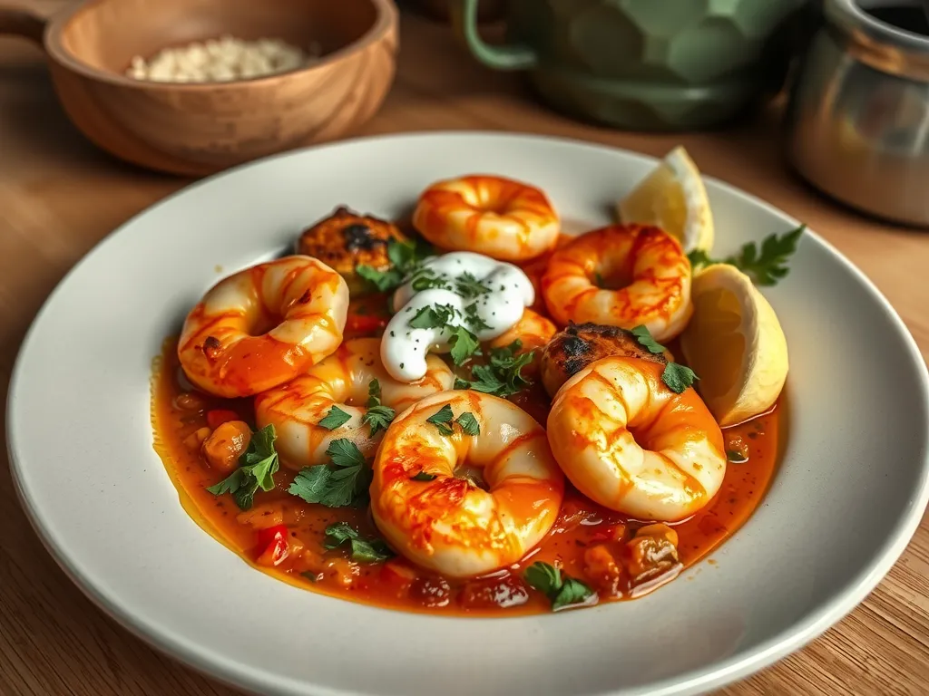 Quick Seafood Shakshuka