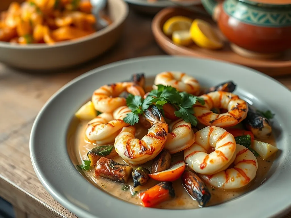 5-Ingredient Seafood Tagine
