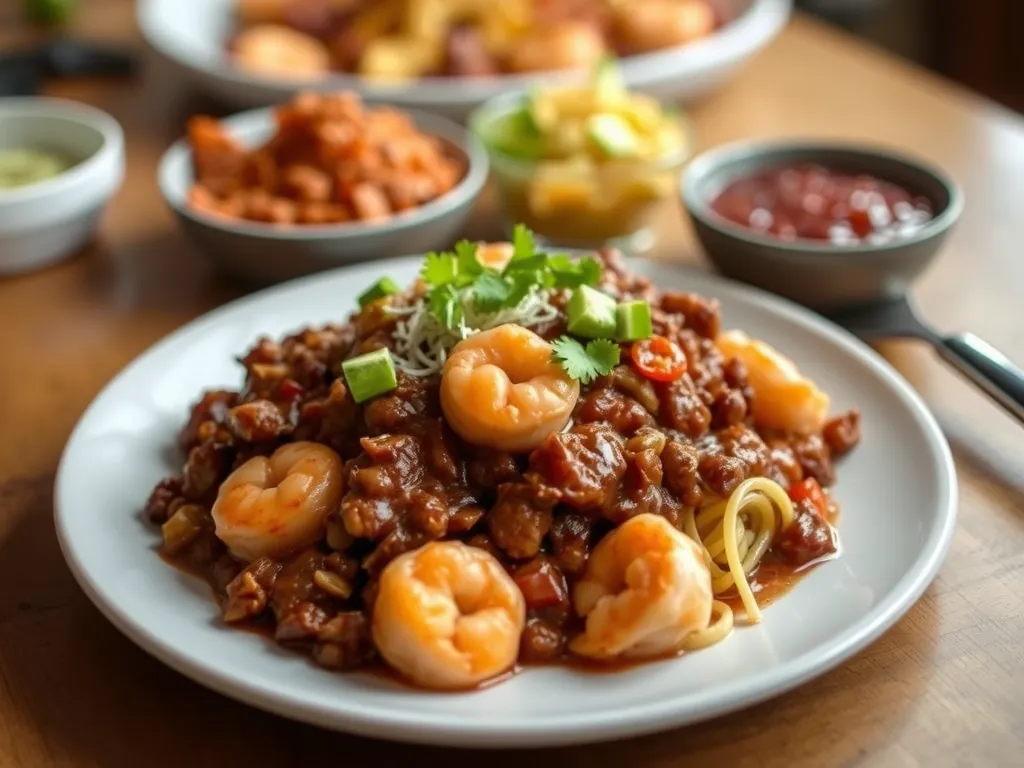 Quick Shrimp and Bean Chili